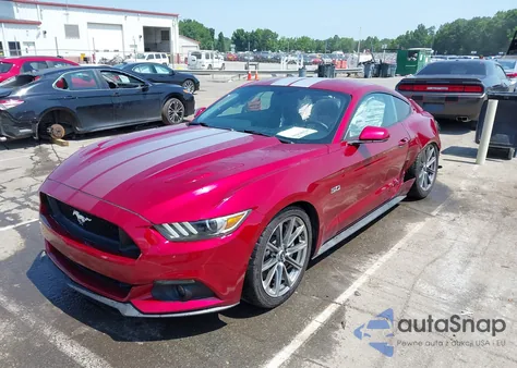 2016 Ford Mustang Gt Premium из США, поврежденный, VIN 1FA6P8CF1G5218326